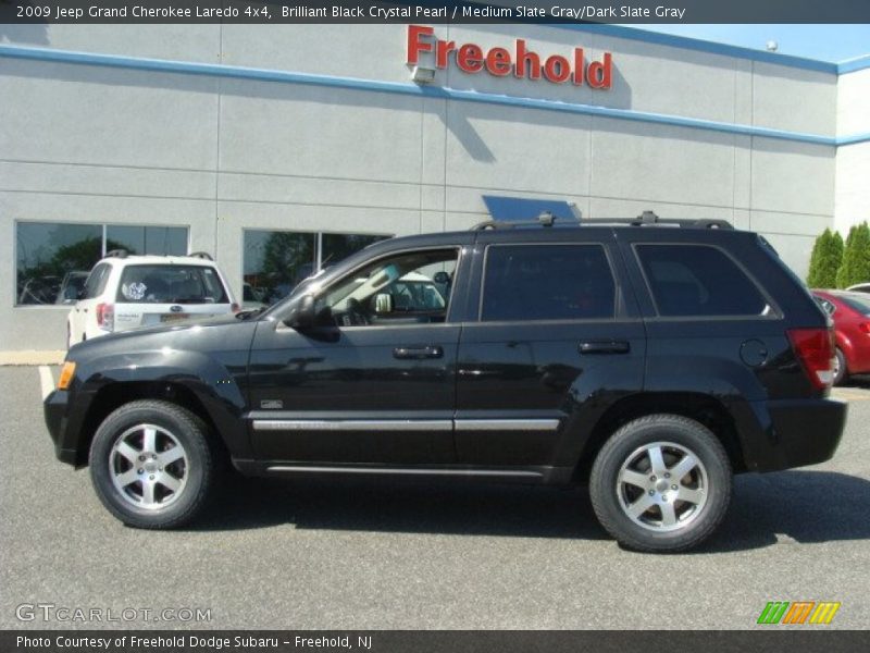 Brilliant Black Crystal Pearl / Medium Slate Gray/Dark Slate Gray 2009 Jeep Grand Cherokee Laredo 4x4