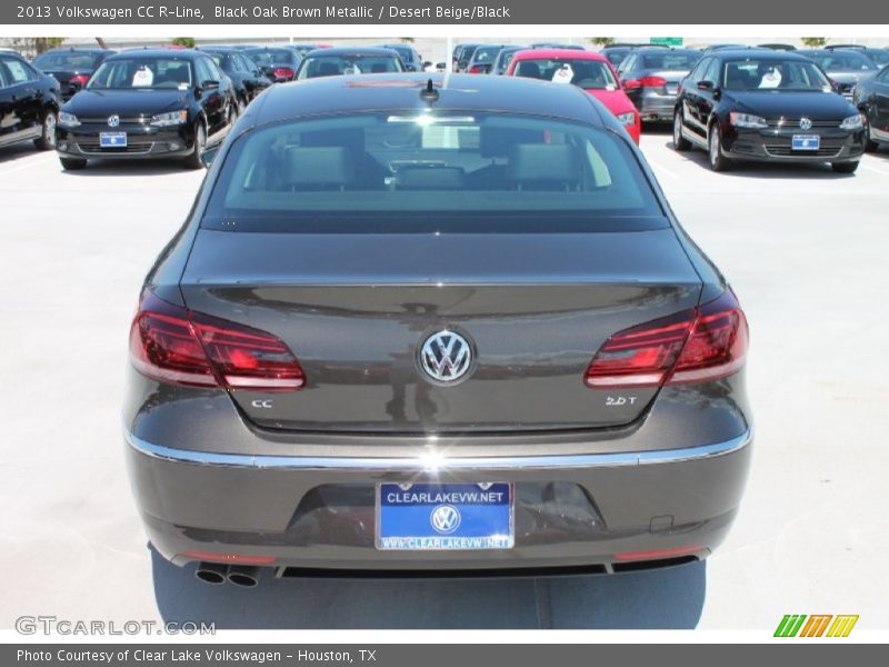 Black Oak Brown Metallic / Desert Beige/Black 2013 Volkswagen CC R-Line