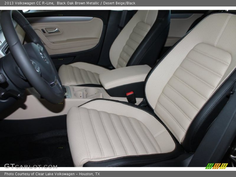 Black Oak Brown Metallic / Desert Beige/Black 2013 Volkswagen CC R-Line
