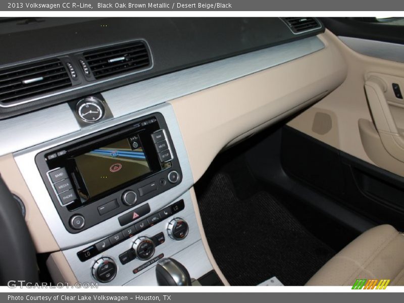 Black Oak Brown Metallic / Desert Beige/Black 2013 Volkswagen CC R-Line