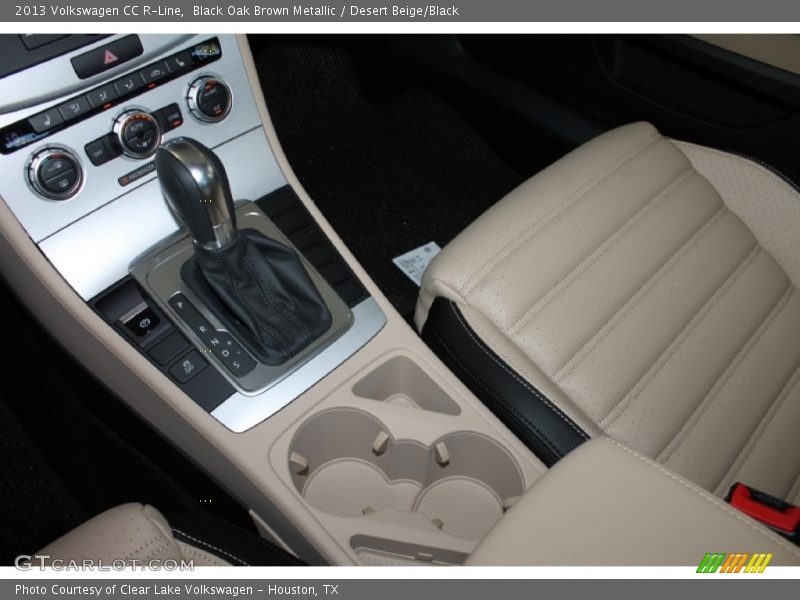 Black Oak Brown Metallic / Desert Beige/Black 2013 Volkswagen CC R-Line