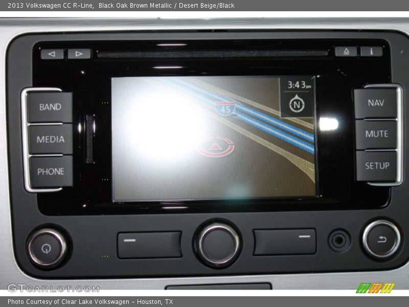 Black Oak Brown Metallic / Desert Beige/Black 2013 Volkswagen CC R-Line