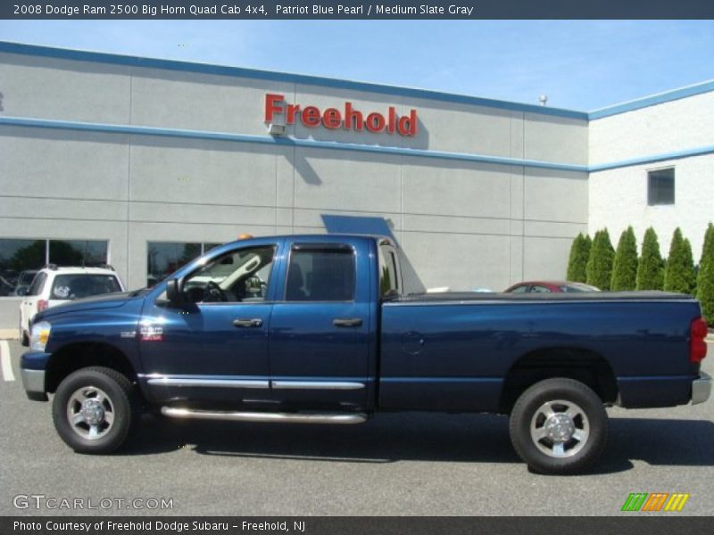 Patriot Blue Pearl / Medium Slate Gray 2008 Dodge Ram 2500 Big Horn Quad Cab 4x4