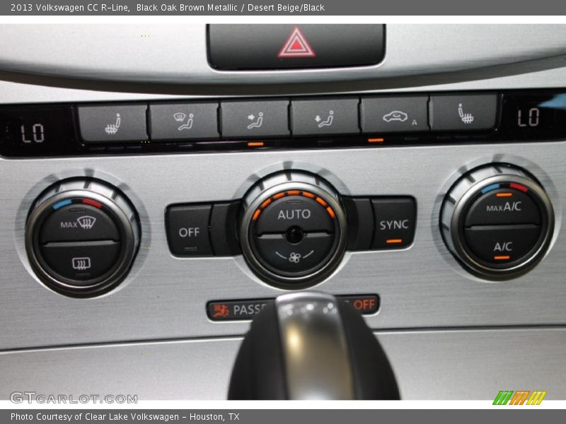 Black Oak Brown Metallic / Desert Beige/Black 2013 Volkswagen CC R-Line