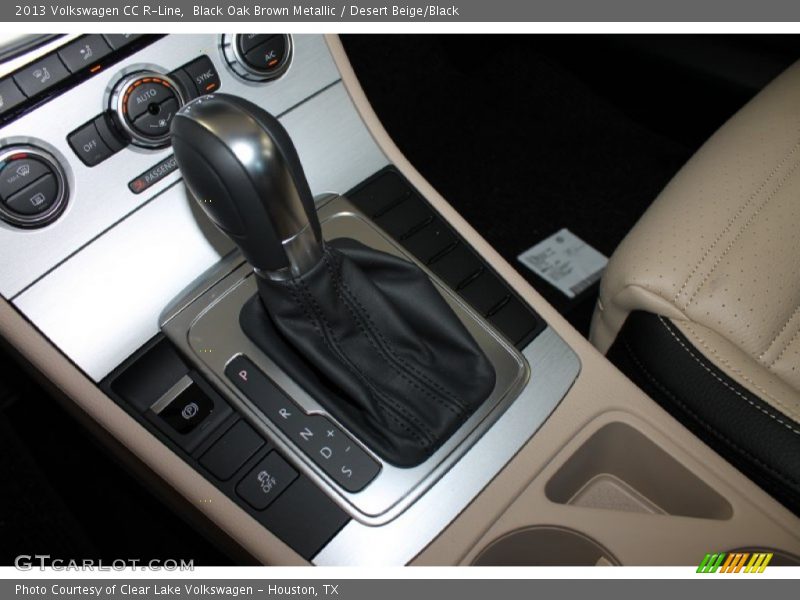 Black Oak Brown Metallic / Desert Beige/Black 2013 Volkswagen CC R-Line