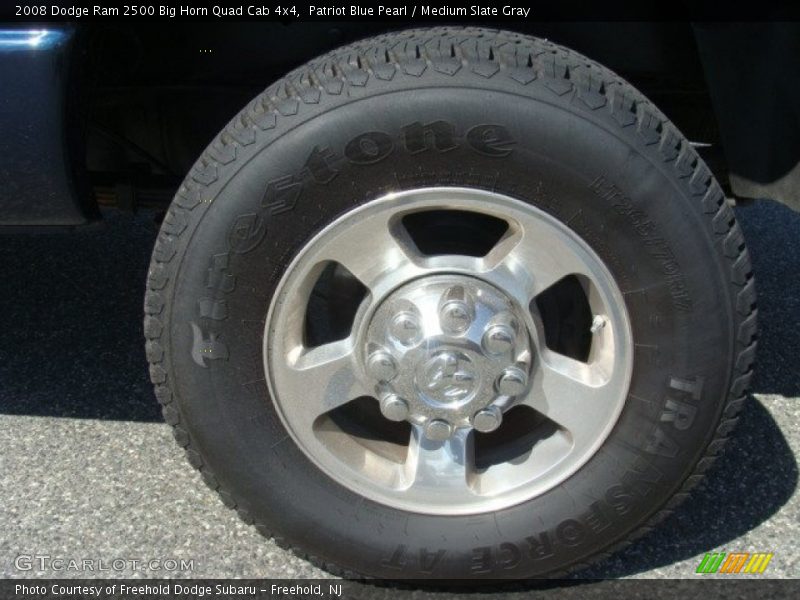 Patriot Blue Pearl / Medium Slate Gray 2008 Dodge Ram 2500 Big Horn Quad Cab 4x4