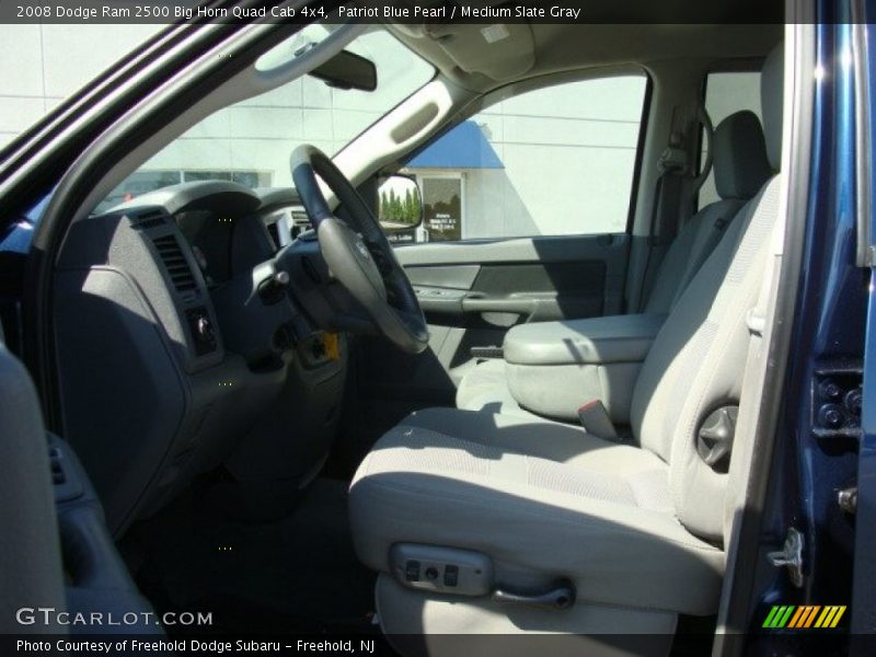 Patriot Blue Pearl / Medium Slate Gray 2008 Dodge Ram 2500 Big Horn Quad Cab 4x4