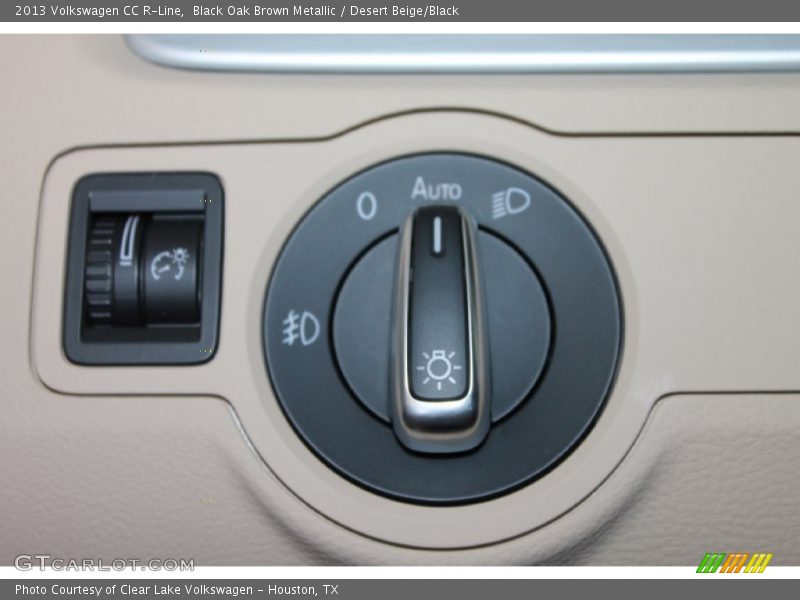 Black Oak Brown Metallic / Desert Beige/Black 2013 Volkswagen CC R-Line