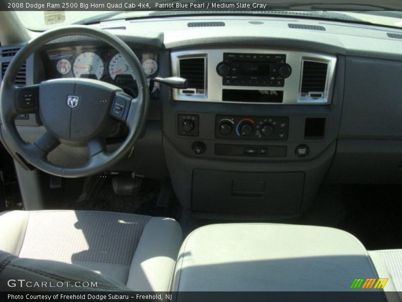 Patriot Blue Pearl / Medium Slate Gray 2008 Dodge Ram 2500 Big Horn Quad Cab 4x4