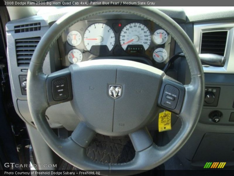 Patriot Blue Pearl / Medium Slate Gray 2008 Dodge Ram 2500 Big Horn Quad Cab 4x4