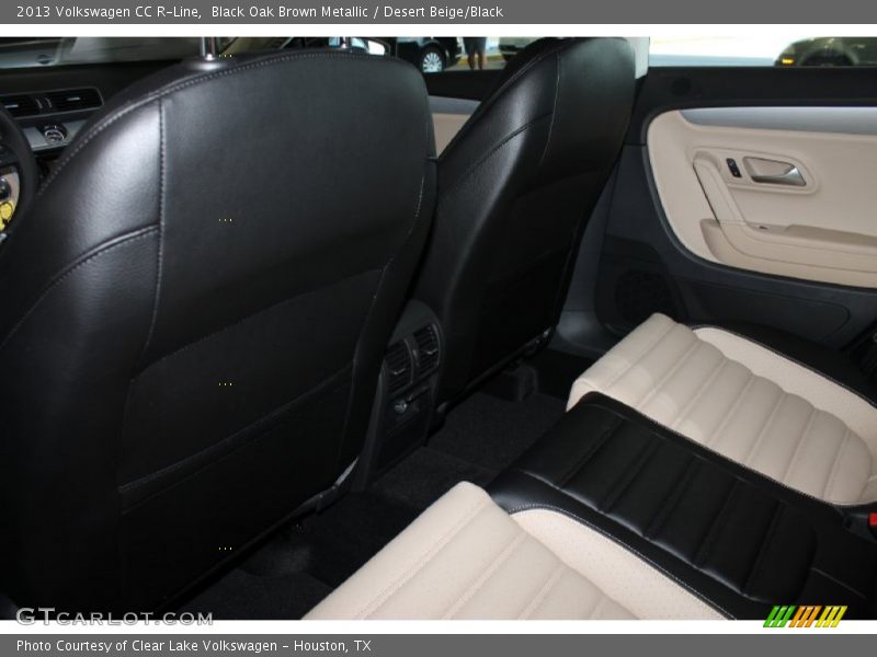 Black Oak Brown Metallic / Desert Beige/Black 2013 Volkswagen CC R-Line