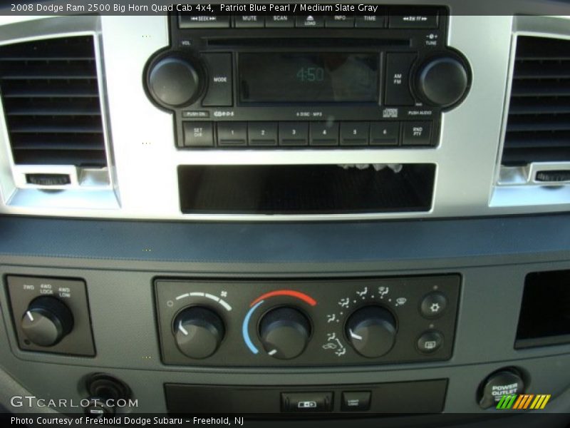 Patriot Blue Pearl / Medium Slate Gray 2008 Dodge Ram 2500 Big Horn Quad Cab 4x4