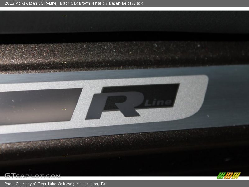 Black Oak Brown Metallic / Desert Beige/Black 2013 Volkswagen CC R-Line