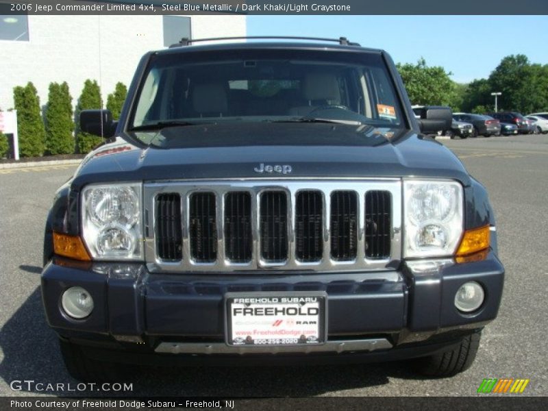 Steel Blue Metallic / Dark Khaki/Light Graystone 2006 Jeep Commander Limited 4x4