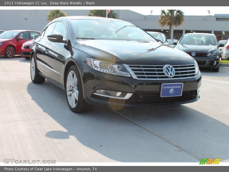 Deep Black Metallic / Black 2013 Volkswagen CC Lux