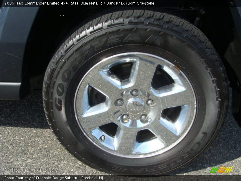 Steel Blue Metallic / Dark Khaki/Light Graystone 2006 Jeep Commander Limited 4x4