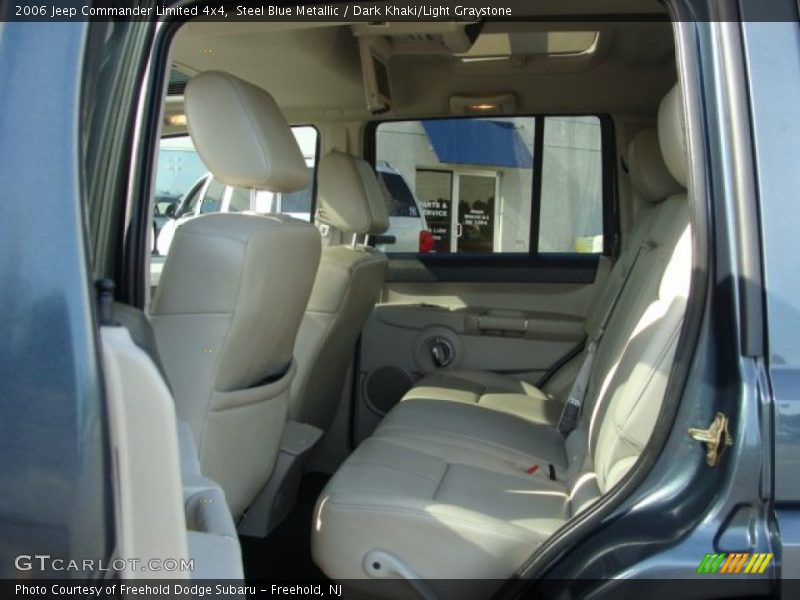 Steel Blue Metallic / Dark Khaki/Light Graystone 2006 Jeep Commander Limited 4x4
