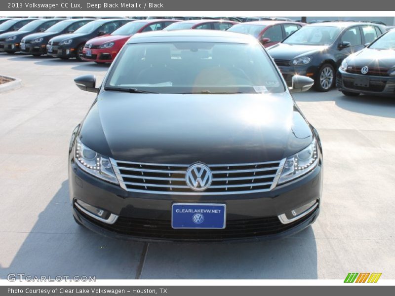 Deep Black Metallic / Black 2013 Volkswagen CC Lux