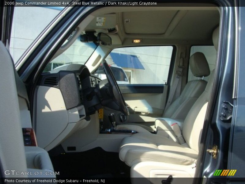 Steel Blue Metallic / Dark Khaki/Light Graystone 2006 Jeep Commander Limited 4x4