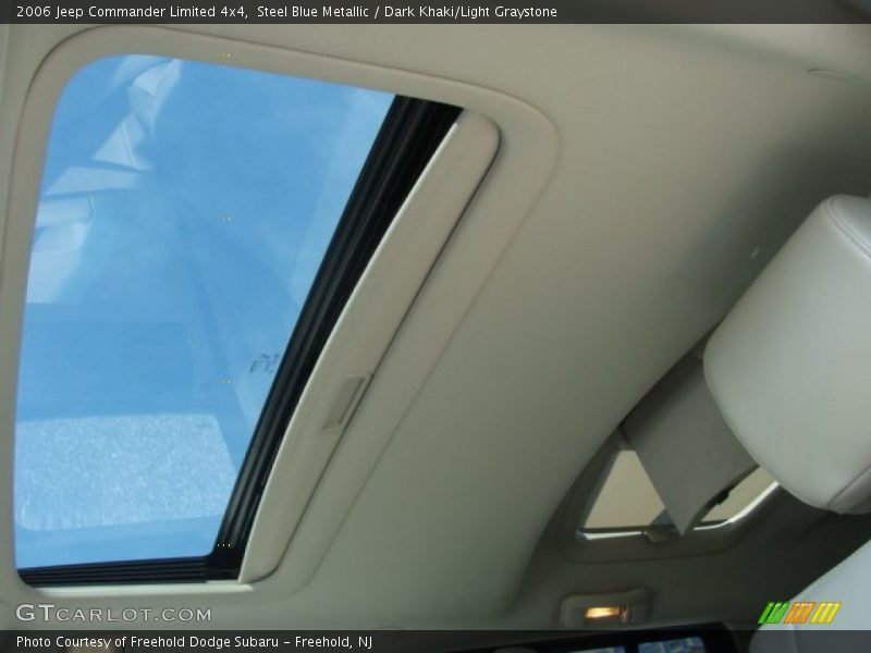 Steel Blue Metallic / Dark Khaki/Light Graystone 2006 Jeep Commander Limited 4x4