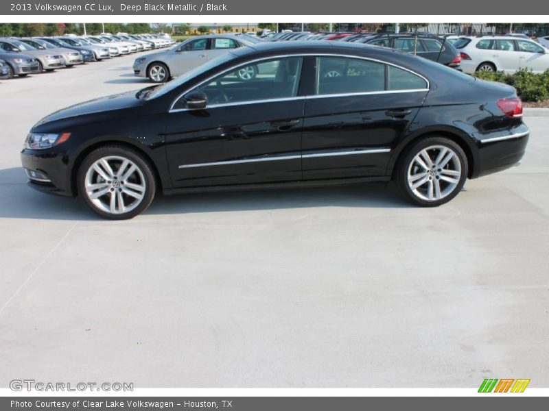 Deep Black Metallic / Black 2013 Volkswagen CC Lux