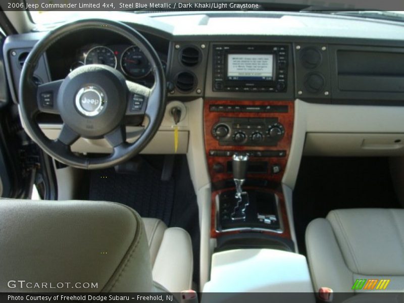 Steel Blue Metallic / Dark Khaki/Light Graystone 2006 Jeep Commander Limited 4x4