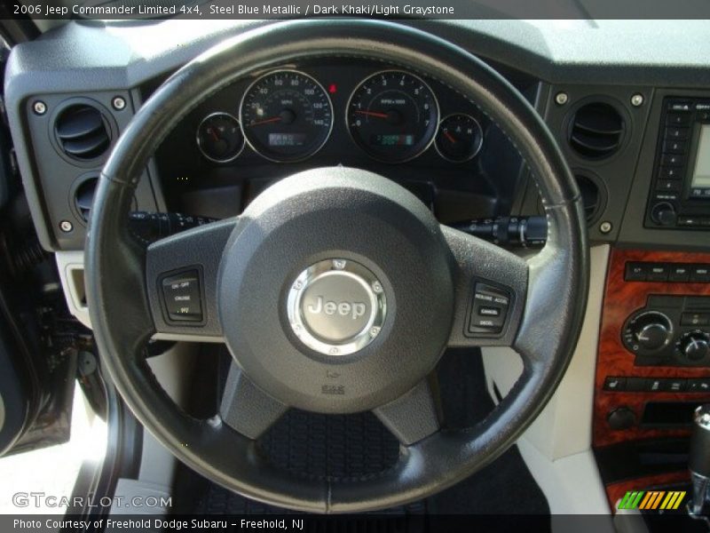 Steel Blue Metallic / Dark Khaki/Light Graystone 2006 Jeep Commander Limited 4x4