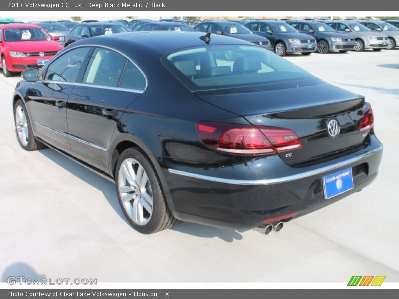 Deep Black Metallic / Black 2013 Volkswagen CC Lux