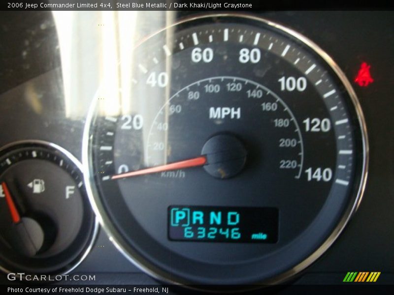 Steel Blue Metallic / Dark Khaki/Light Graystone 2006 Jeep Commander Limited 4x4