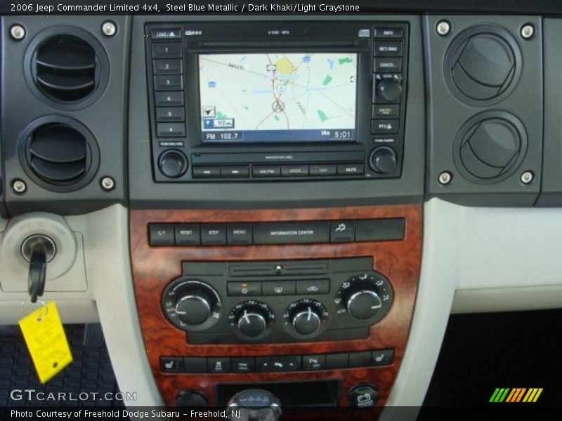 Steel Blue Metallic / Dark Khaki/Light Graystone 2006 Jeep Commander Limited 4x4