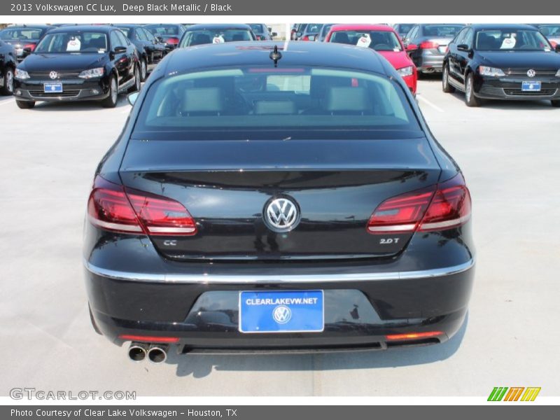 Deep Black Metallic / Black 2013 Volkswagen CC Lux