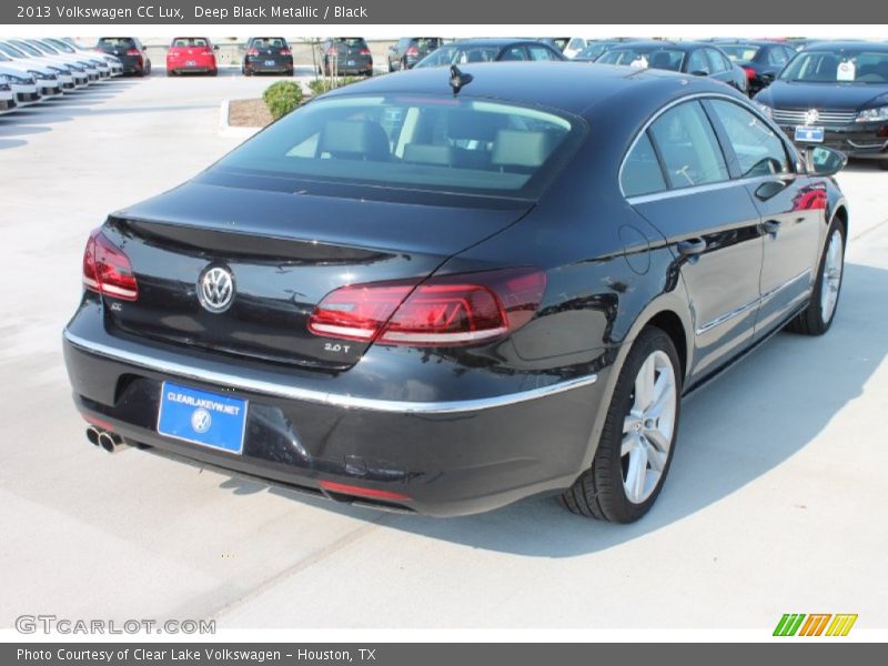 Deep Black Metallic / Black 2013 Volkswagen CC Lux
