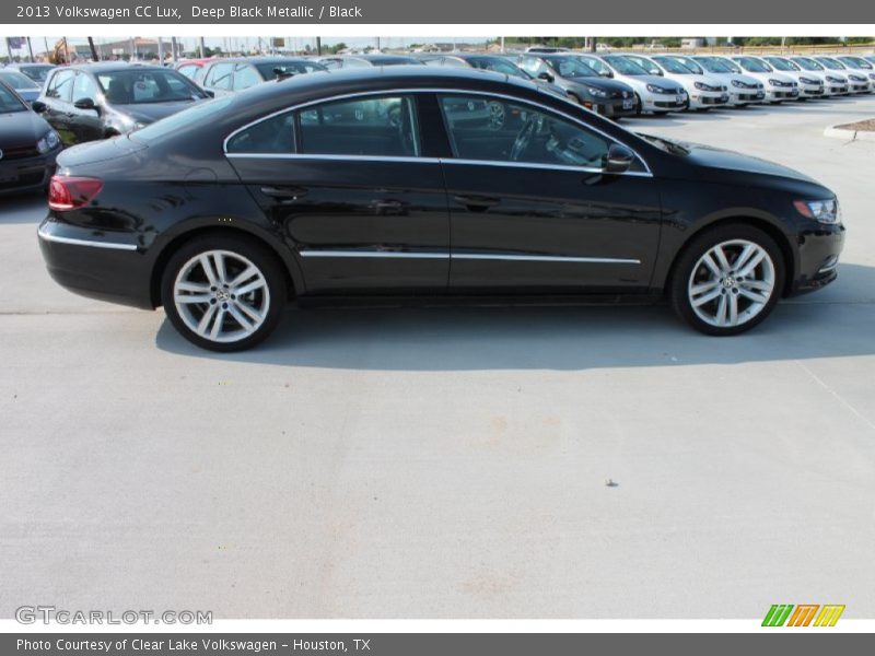 Deep Black Metallic / Black 2013 Volkswagen CC Lux