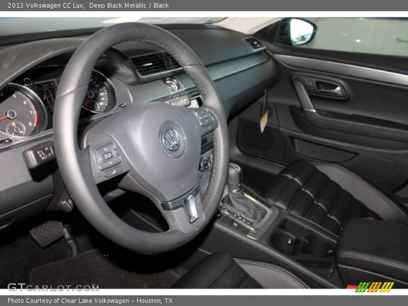 Deep Black Metallic / Black 2013 Volkswagen CC Lux