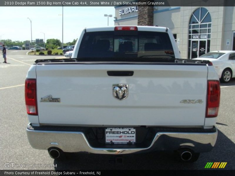 Stone White / Dark Slate/Medium Graystone 2010 Dodge Ram 1500 Big Horn Crew Cab 4x4