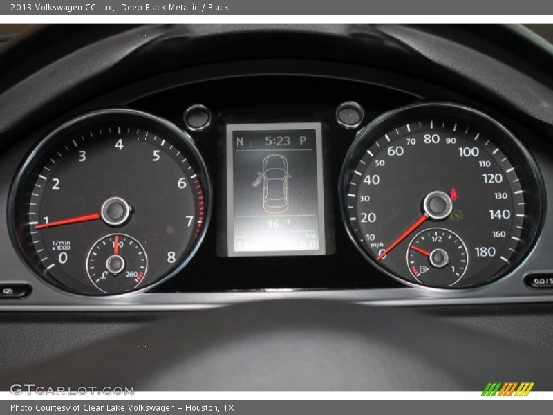 Deep Black Metallic / Black 2013 Volkswagen CC Lux