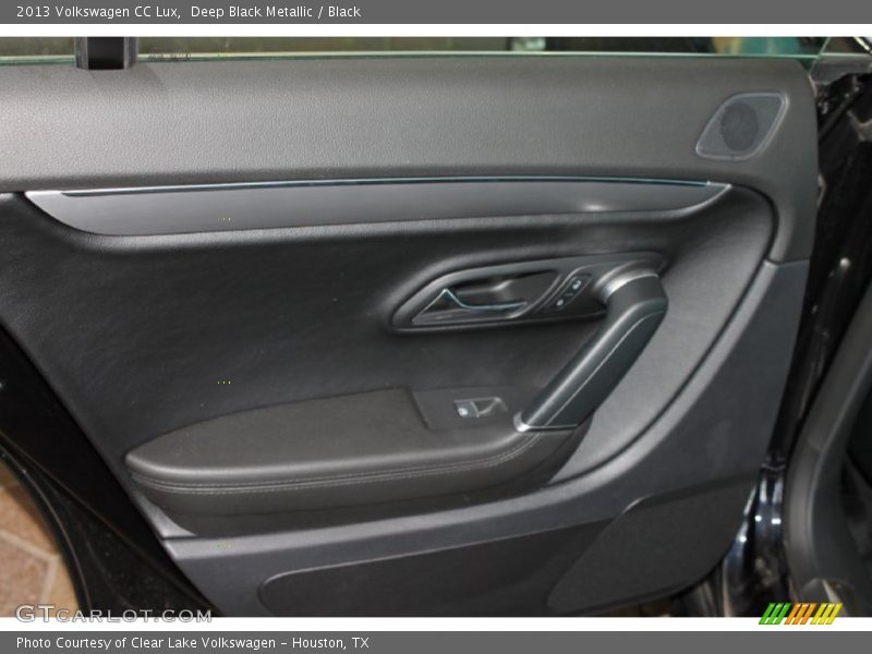 Deep Black Metallic / Black 2013 Volkswagen CC Lux