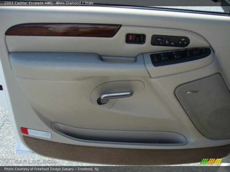 White Diamond / Shale 2003 Cadillac Escalade AWD