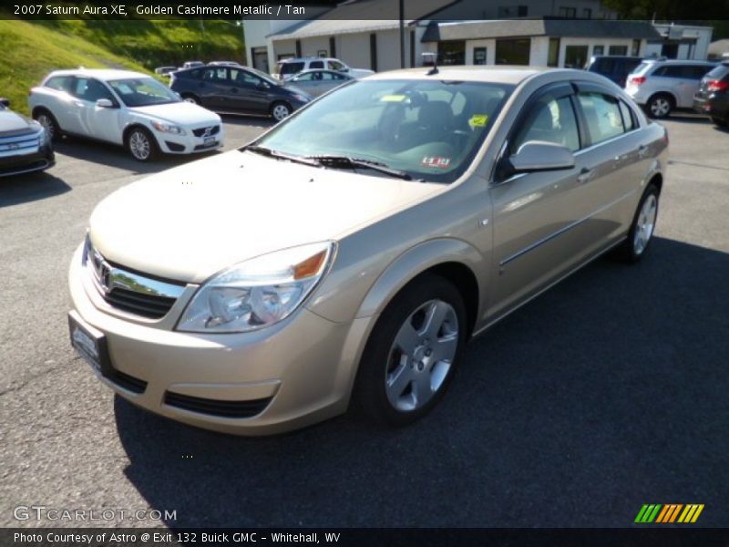 Golden Cashmere Metallic / Tan 2007 Saturn Aura XE