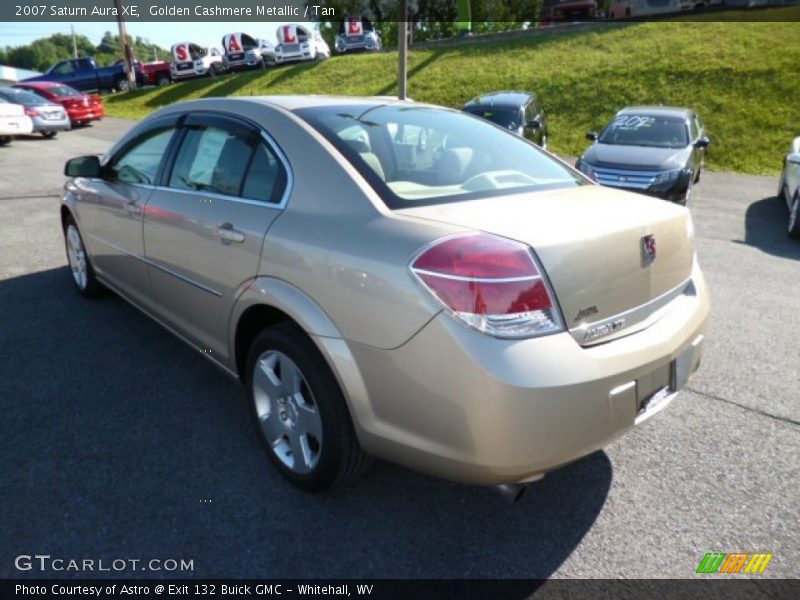 Golden Cashmere Metallic / Tan 2007 Saturn Aura XE