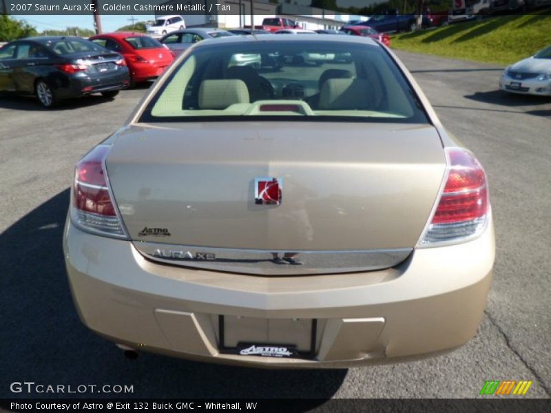 Golden Cashmere Metallic / Tan 2007 Saturn Aura XE