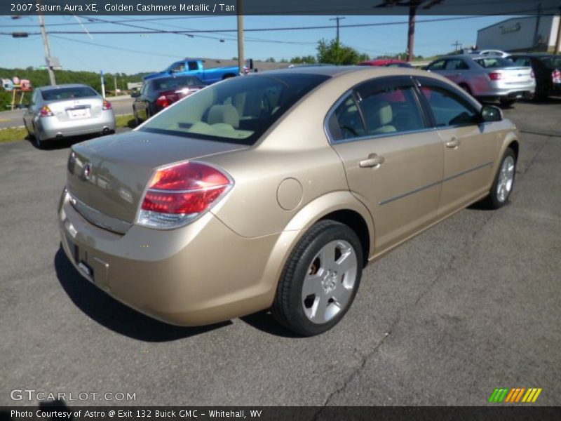 Golden Cashmere Metallic / Tan 2007 Saturn Aura XE