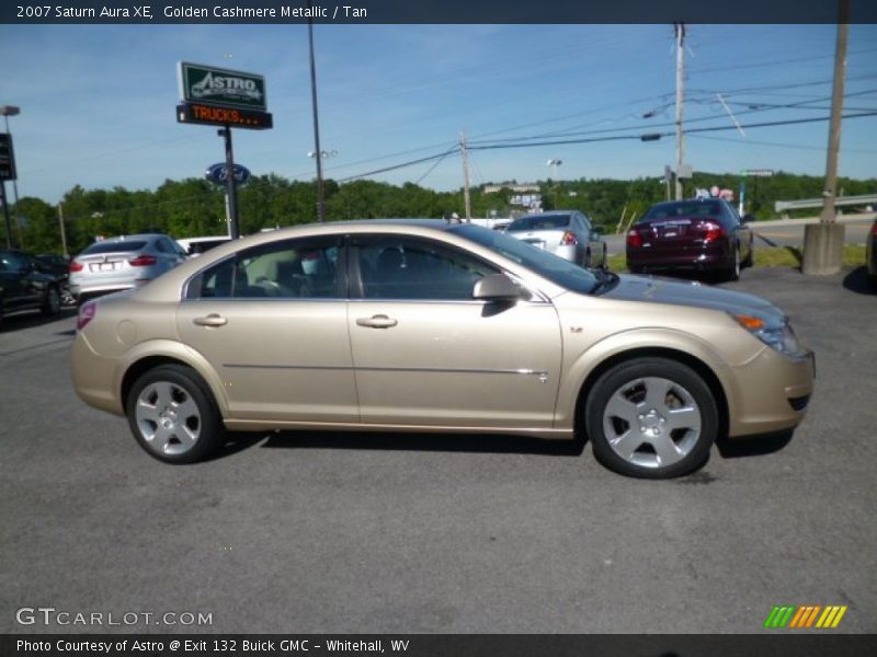 Golden Cashmere Metallic / Tan 2007 Saturn Aura XE