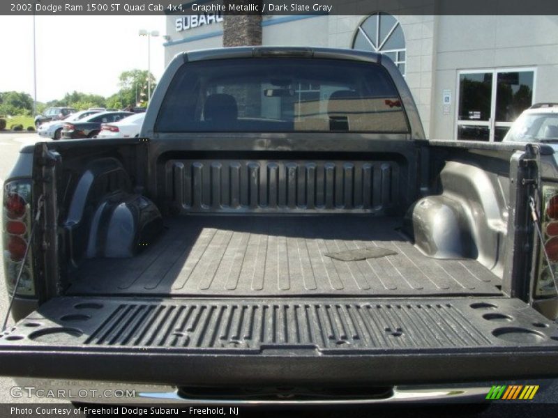 Graphite Metallic / Dark Slate Gray 2002 Dodge Ram 1500 ST Quad Cab 4x4