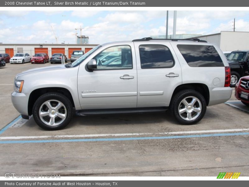 Silver Birch Metallic / Light Titanium/Dark Titanium 2008 Chevrolet Tahoe LT