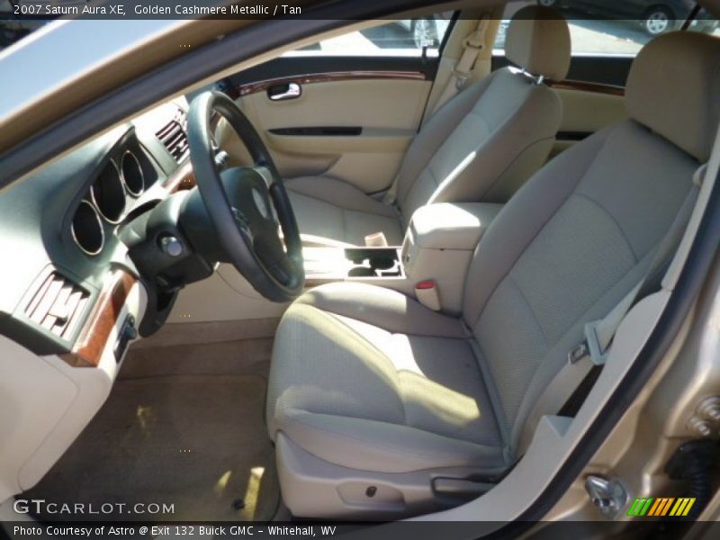 Golden Cashmere Metallic / Tan 2007 Saturn Aura XE