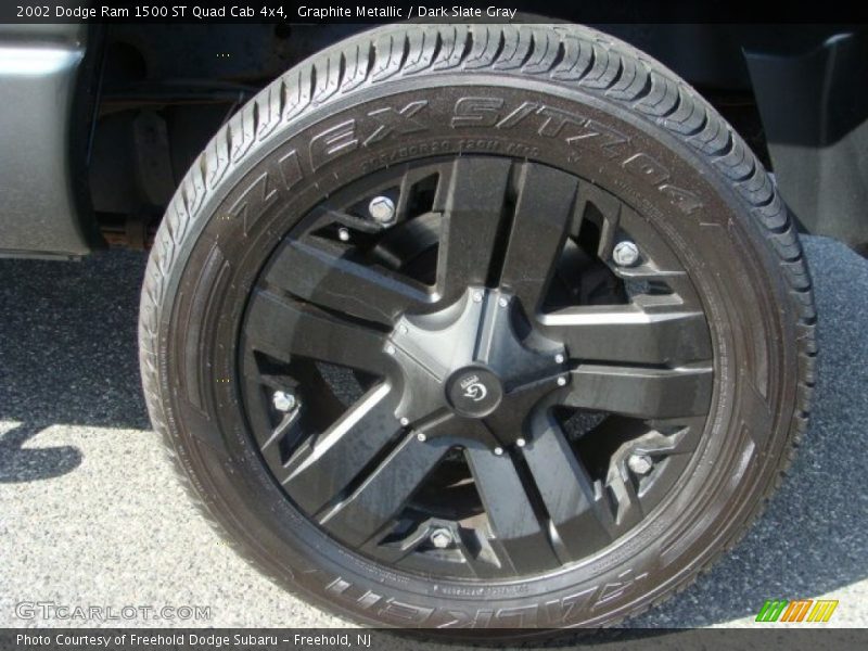 Graphite Metallic / Dark Slate Gray 2002 Dodge Ram 1500 ST Quad Cab 4x4