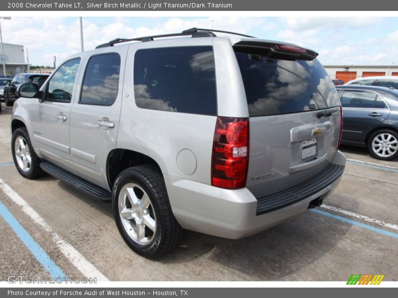 Silver Birch Metallic / Light Titanium/Dark Titanium 2008 Chevrolet Tahoe LT