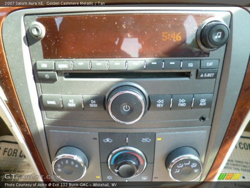 Golden Cashmere Metallic / Tan 2007 Saturn Aura XE