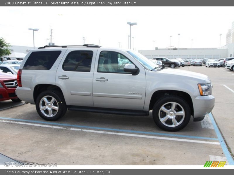 Silver Birch Metallic / Light Titanium/Dark Titanium 2008 Chevrolet Tahoe LT